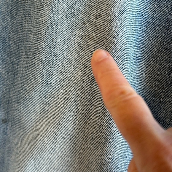 Levi’s 505 Classic Blue Medium Wash Straight Leg Denim Jeans Sz 33x30 - Picture 4 of 15